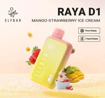 ELFBAR Raya D1 mango strawberry ice cream