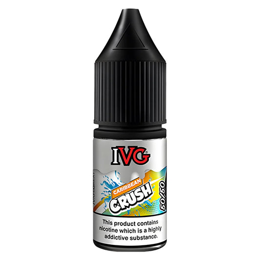 IVG Caribbean Crush e-liquid bottle on a white background