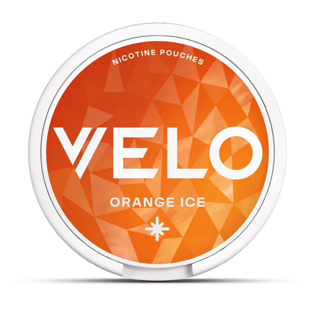 Velo Orange Ice nicotine pouches - front view