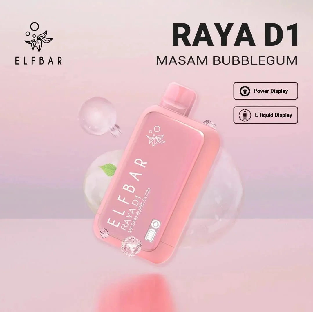 ELFBAR Raya D1 masam bubblegum