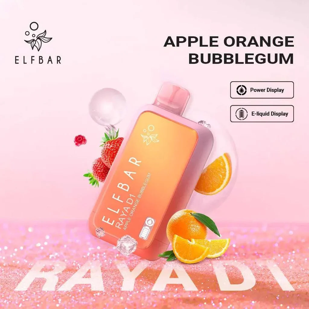 ELFBAR Raya D1 apple orange bubblegum