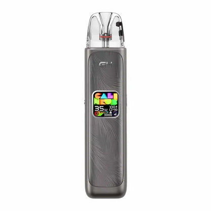 Caliburn g4 vape device with digital display on a white background