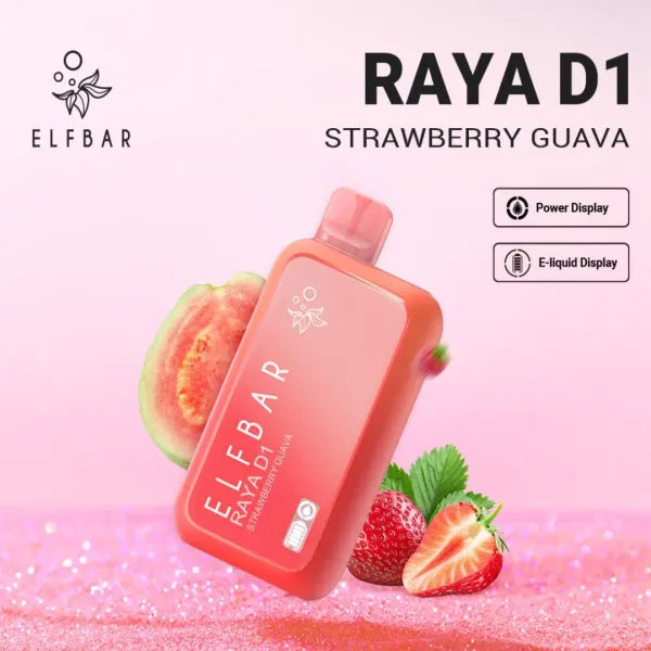 ELFBAR Raya D1 Vape strawberry guava