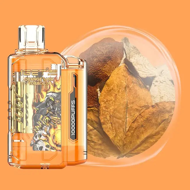 iget vape flare orange bark tobacco