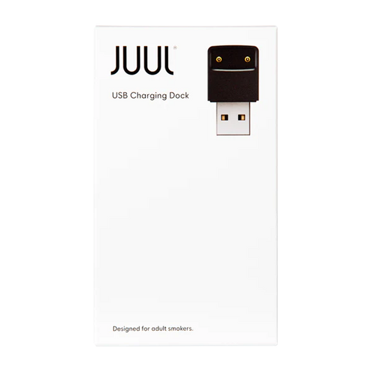 JUUL USB Charging Dock on a white background