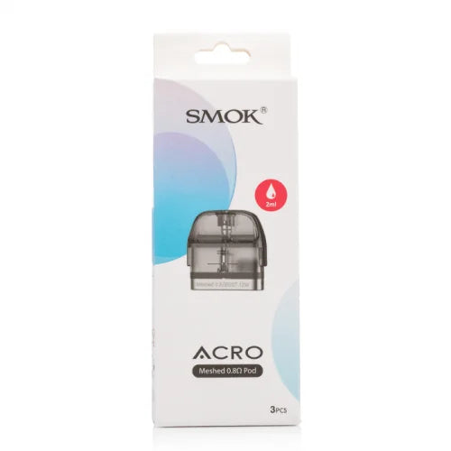 Smok Acro replacement pod packaging on a white background