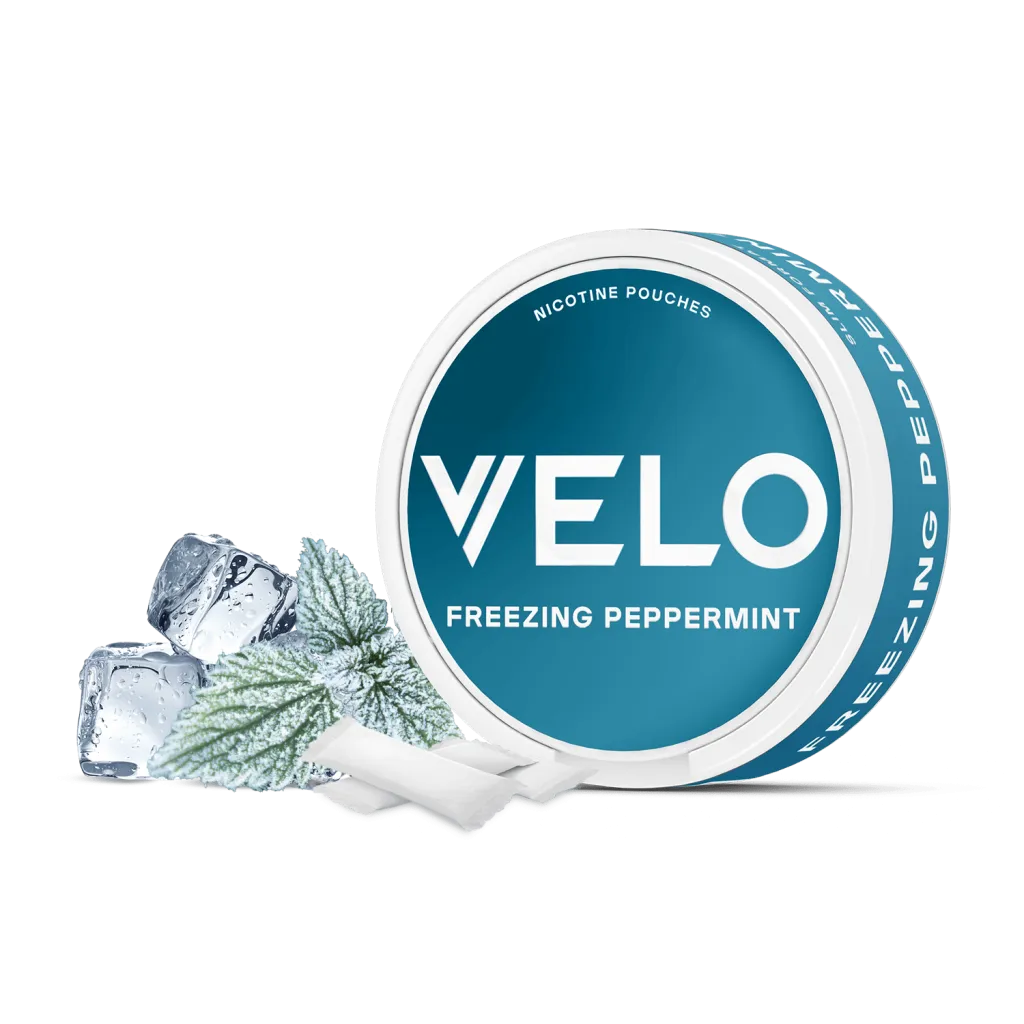 Velo Freezing Peppermint with ice and mints