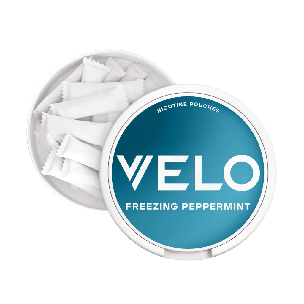 Velo Freezing Peppermint opened pack