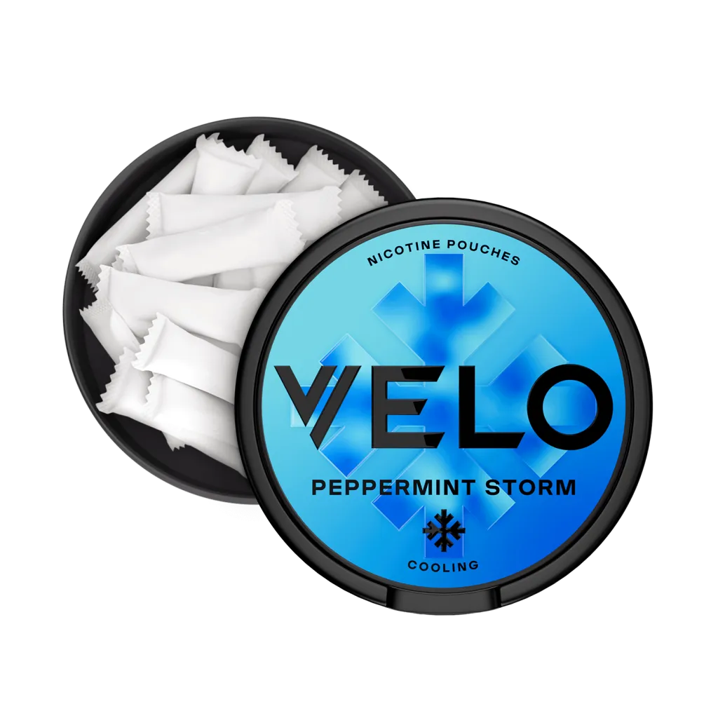 Velo Peppermint Storm opened pack